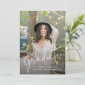 手書き大学院写真2025年卒業 案内状 (スタンド正面)