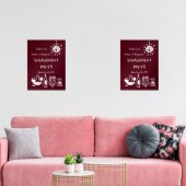 手書き婚約パーティ結婚のウェルカムサイン。 (リビング)