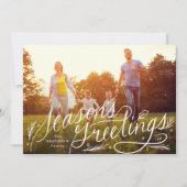 手書き季節のごあいさつ写真 シーズンカード (正面)