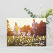 手書き季節のごあいさつ写真 シーズンカード (スタンド正面)