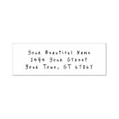 手書き差出人住所 | ベビーフラリースイート セルフインキングスタンプ (デザイン)