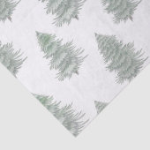 手書き常緑樹のパターン 薄葉紙 (詳細)