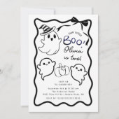 手書き幽霊誕生日パーティーの招待 招待状 (正面)