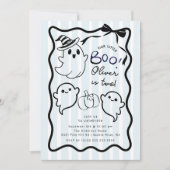 手書き幽霊誕生日パーティーの招待 招待状 (正面)