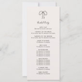 手書き式お洒落のプ結婚ログラム (裏面)