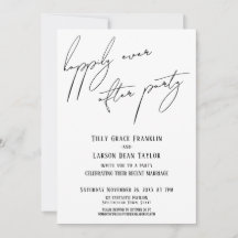 手書き後の楽しいパーティーモダンカジュアルの記録