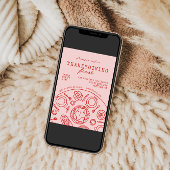 手書き感謝祭ディナースクライブル招待状 招待状