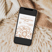 手書き感謝祭ディナースクライブル招待状 招待状