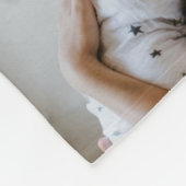 手書き我々は、おじいちゃん9写真 フリースブランケット (角)