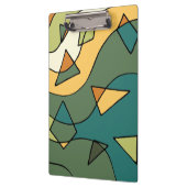 手書き抽象芸術ヴィンテージデザイン クリップボード (左)