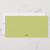 手書き抽象芸術ヴィンテージデザイン シーズンカード (裏面)