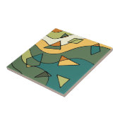 手書き抽象芸術ヴィンテージデザイン タイル (側面)