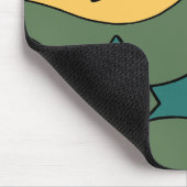 手書き抽象芸術ヴィンテージデザイン マウスパッド (コーナー)