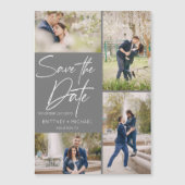 手書き文字のコラージュ日付のグレーを保存 (正面)