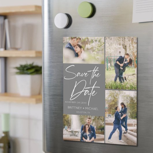 手書き文字のコラージュ日付のグレーを保存