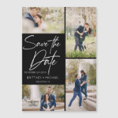 手書き文字のコラージュ日付を黒で保存 (正面)