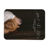 手書き文字日付フレキシマグネットを保存 マグネット (横)