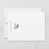 手書き新しい開始ハッピーバースデーカード (裏面)