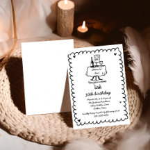 手書き書きカクテル30th, 40th誕生日