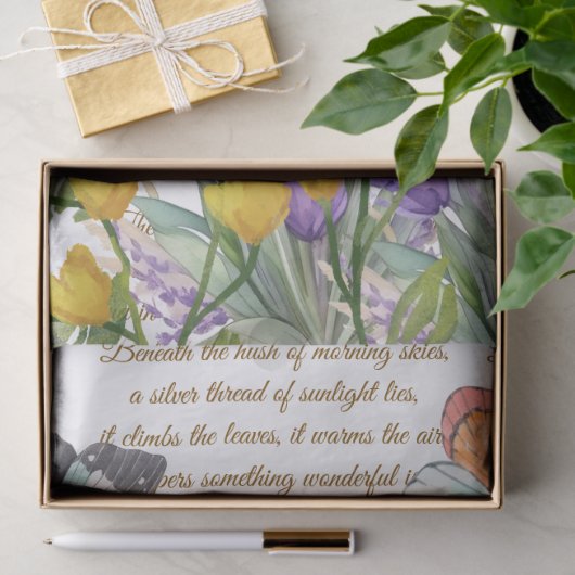 手書き書き白モダン植物学 薄葉紙 (ギフト)