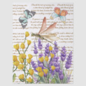 手書き書き白モダン植物学 薄葉紙 (正面)