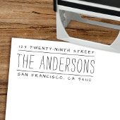 手書き書アドレス自己インクによる返品 セルフインキングスタンプ