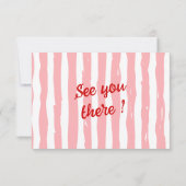 手書き書フ予測できなレームQRコード結婚s 出欠カード (裏面)