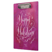 手書き書道水彩色クリスマスクリップボード クリップボード (左)