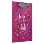 手書き書道水彩色クリスマスクリップボード クリップボード (右)