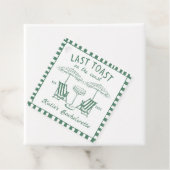 手書き最後のトーストコーストグリーンバチェロレッテ フェイバータグ (インサイチュ)