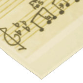 手書き楽曲曲ノートアンティークアイボリー テーブルクロス (アングル)