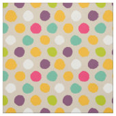 手書き水玉模様パターン ファブリック (見本)