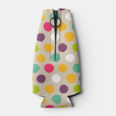 手書き水玉模様パターン ボトルクーラー (裏面)