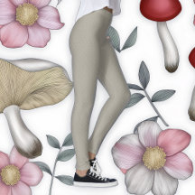 手書き水玉模様雪レギンス