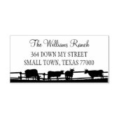 手書き牧場 セルフインキングスタンプ (デザイン)