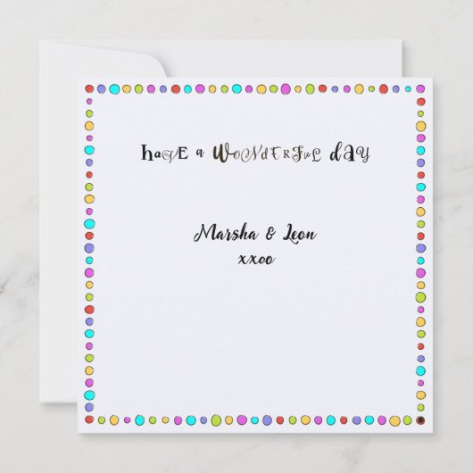 手書き猫ちゃんハッピーバースデーテンプレート (裏面)