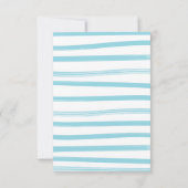 手書き男の赤ちゃん 招待状 (裏面)