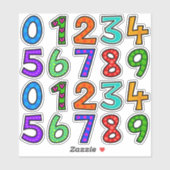 手書き番号 シール (シート)