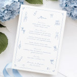 手書き白と青結婚の メニュー<br><div class="desc">エレガントなウェディングメニュパーソナライズされたーアイディアと時代を超えたメニュ結婚ー・カードを補完する、白と青の手で描いたメニューで披露宴を高め結婚る。メニューの結婚展示に最適で、埃の多いブルー結婚のテーマやブルーの結婚お祝い、ブルーのメニューに結婚合う。ライトブルーの結婚テーマやライトブルーの結婚詳細を計画するか、ロマンチックなブルーのメニューなど結婚、どのメニューも充実。埃っぽいブルー結婚のテーマ、シックなベビーブルーの結婚式、ベビーブルーのテーマ、ドリームブルーの結婚、またはソフトでロマンチックなソフトブルーの結婚式に最適結婚。</div>