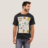 手書き秋:カラフルヴィンテージセット Tシャツ (正面フル)