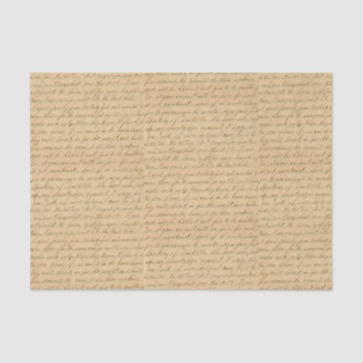 手書き筆記体スクリプト 薄葉紙 (正面)