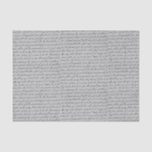 手書き筆記体スクリプト 薄葉紙 (正面)