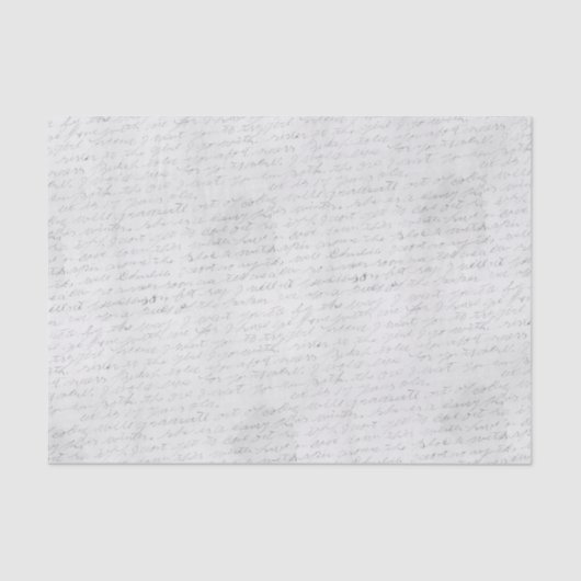 手書き筆記体 薄葉紙 (正面)