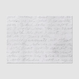 手書き筆記体 薄葉紙