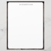 手書き素朴ビジネスプランシートページ (裏面)