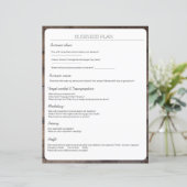 手書き素朴ビジネスプランシートページ (スタンド正面)