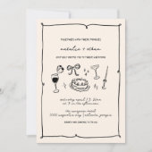 手書き結婚式招待状 シーズンカード (正面)