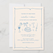 手書き結婚式招待状 シーズンカード (正面)