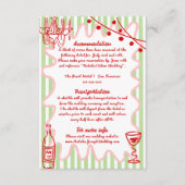 手書き絵を描の結婚おもしろい詳細 エンクロージャーカード (正面)