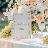 手書き緑の枠の支持 ポスター